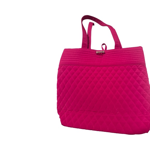 Vera Bradley Pink Quilted Tote Bag - Picture 1 of 3